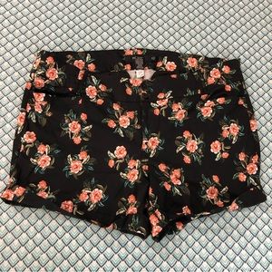 Torrid Women's Size 24 Shorts Floral Plus Cotton